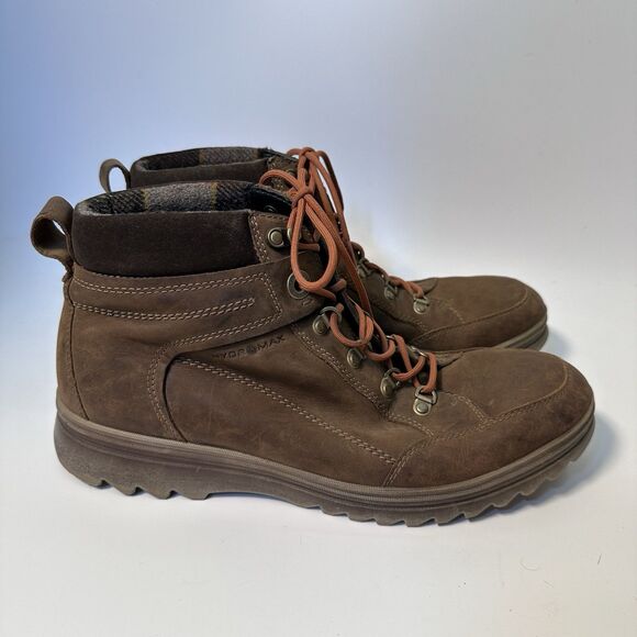 ECCO Men’s 46 (US 12-12.5) Hiking Boots Leather Brown Lace Up Trail Comfort main image 6